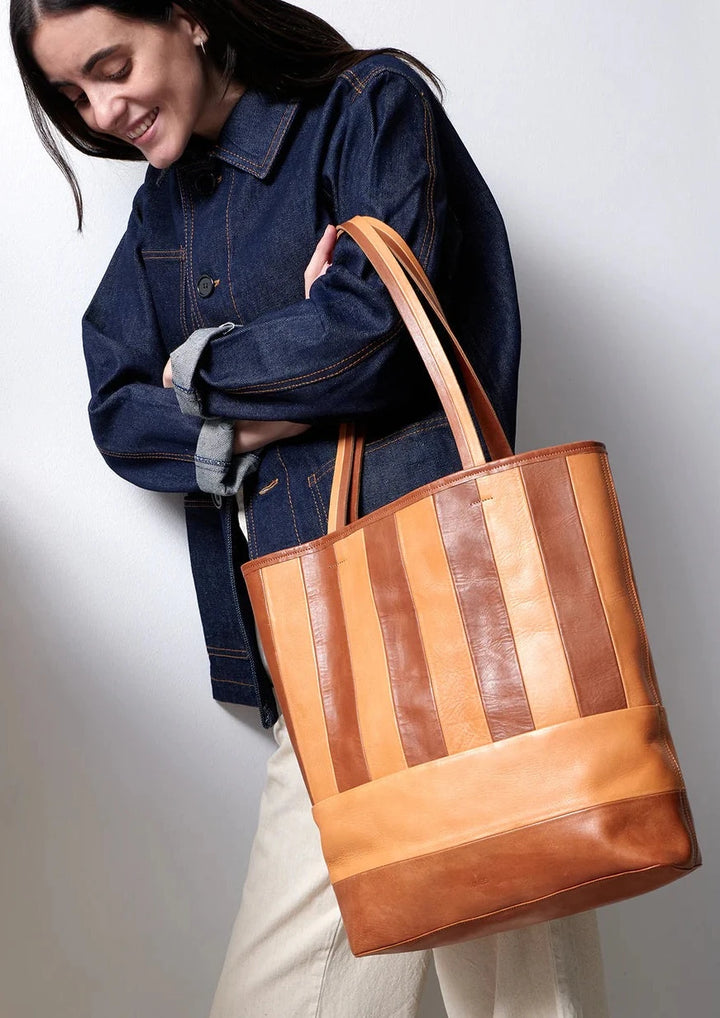 Striped Cabildo Tote