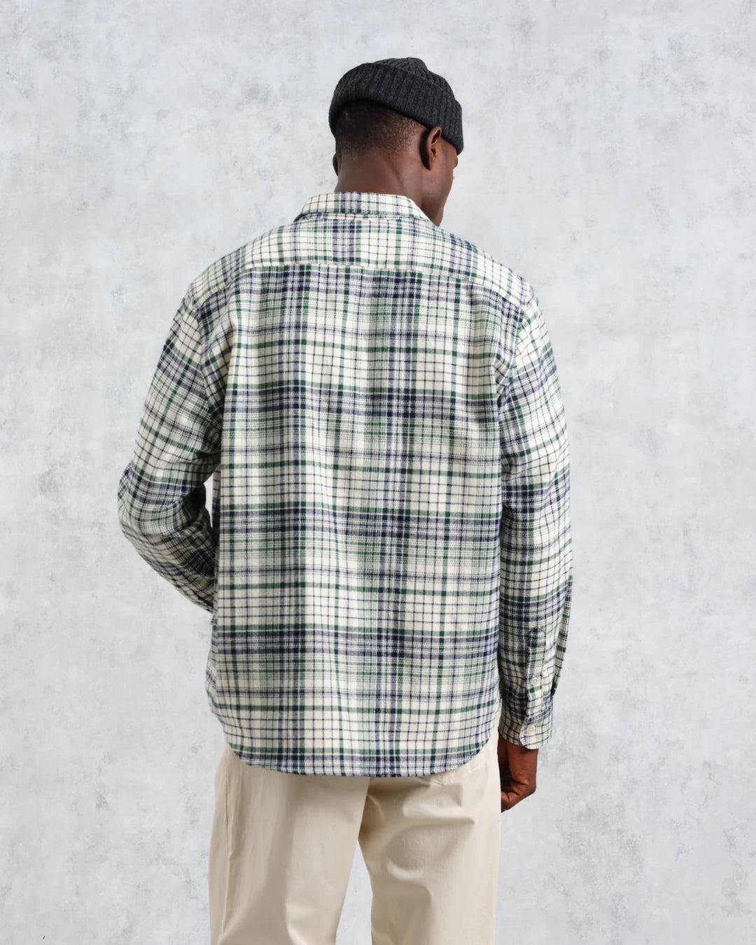 Shelly Flannel Shirt - Navy/ Green