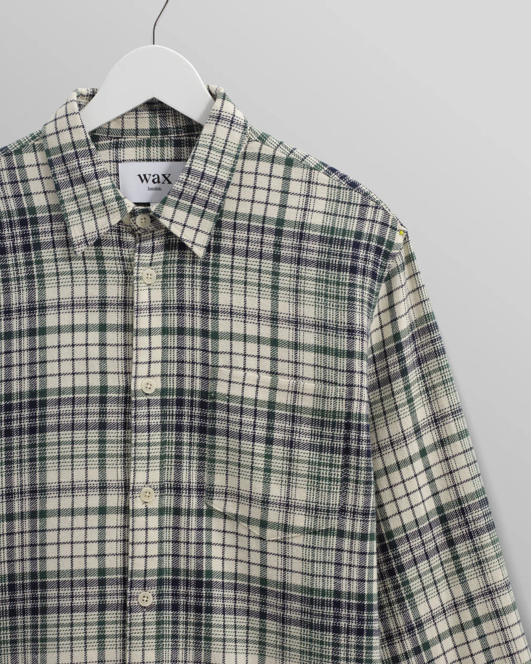 Shelly Flannel Shirt - Navy/ Green