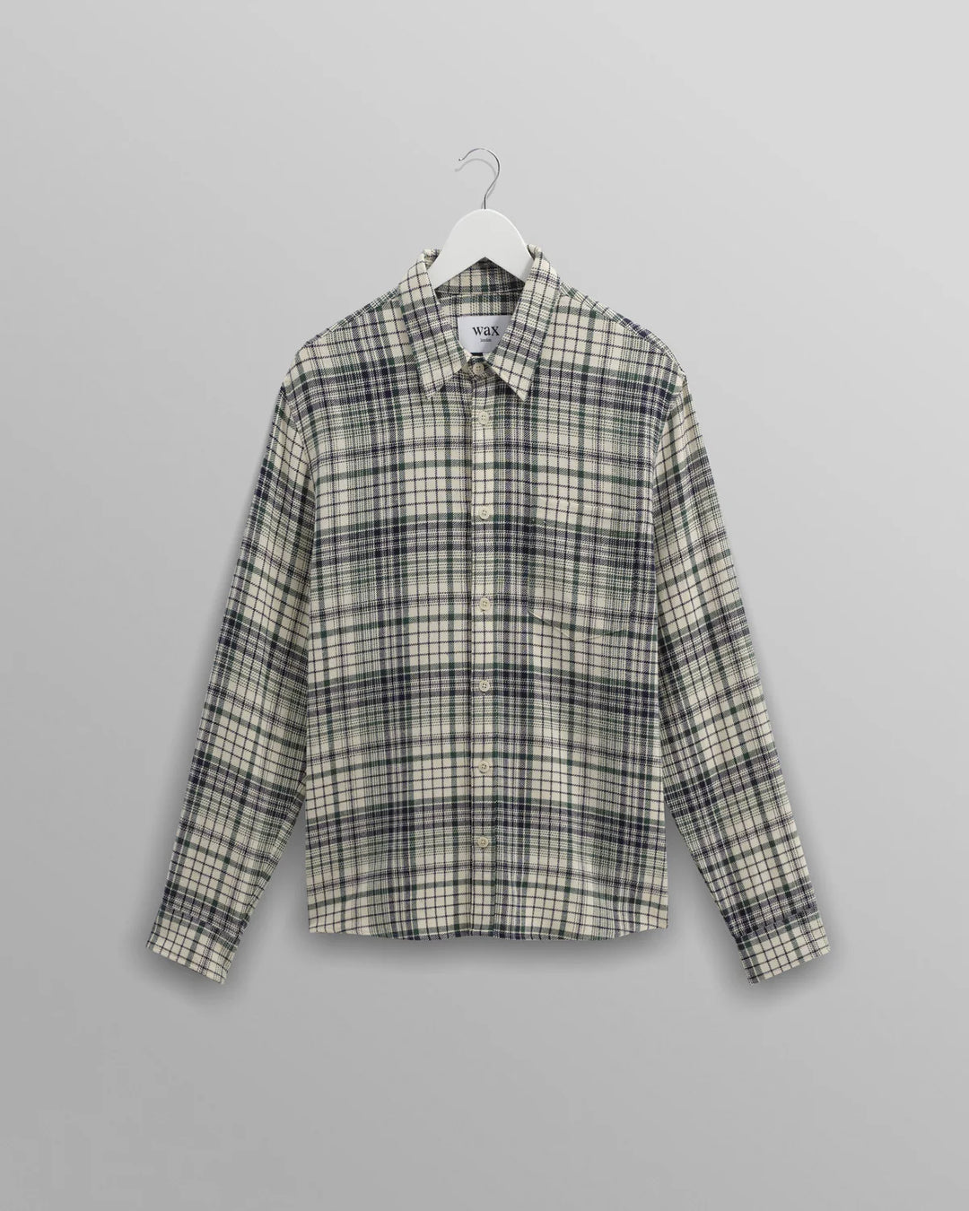 Shelly Flannel Shirt - Navy/ Green