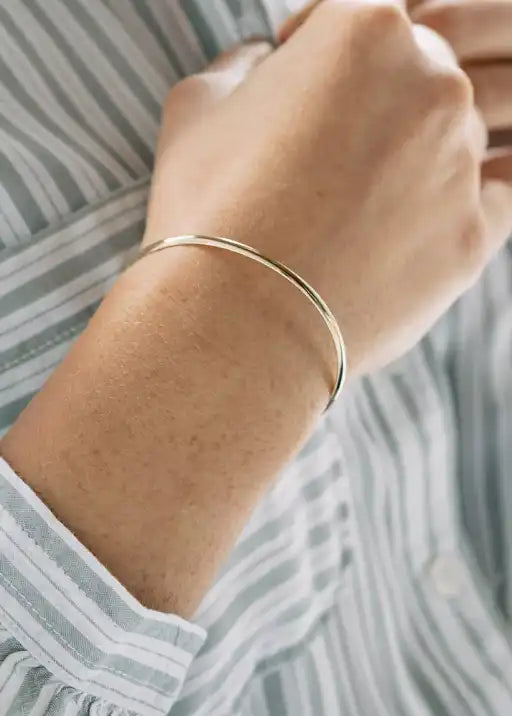 Thin Theo Cuff - Gold