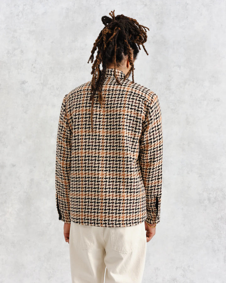 Whiting Overshirt - Houndstooth Weave