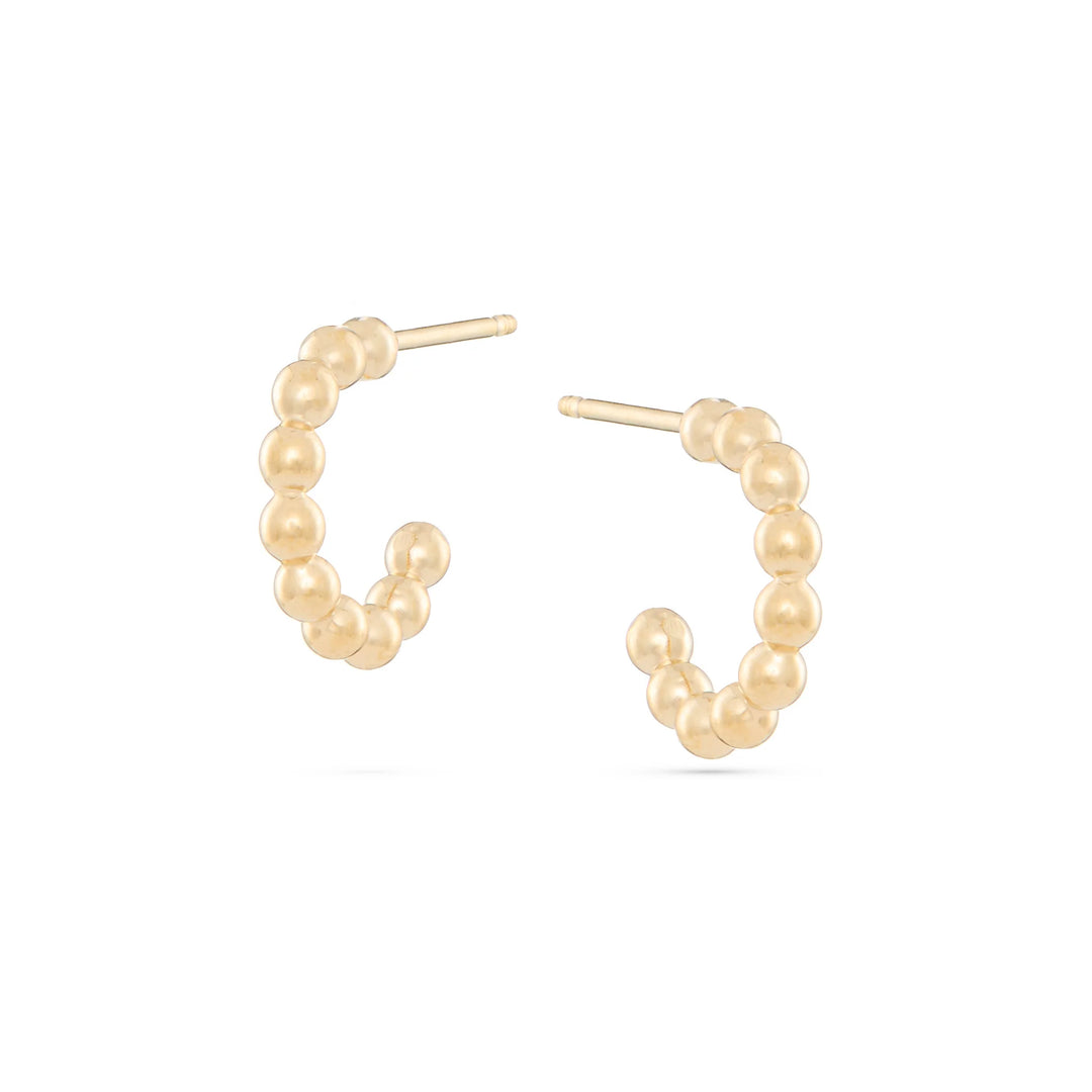 Lil Vesper Hoops - Gold